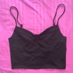 🌸2/$25🌸 Forever 21 Black Crop Top 🖤